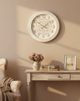 Nuvole di Stoffa - Orologio in Legno Rotondo con vetro Danidè 66cm