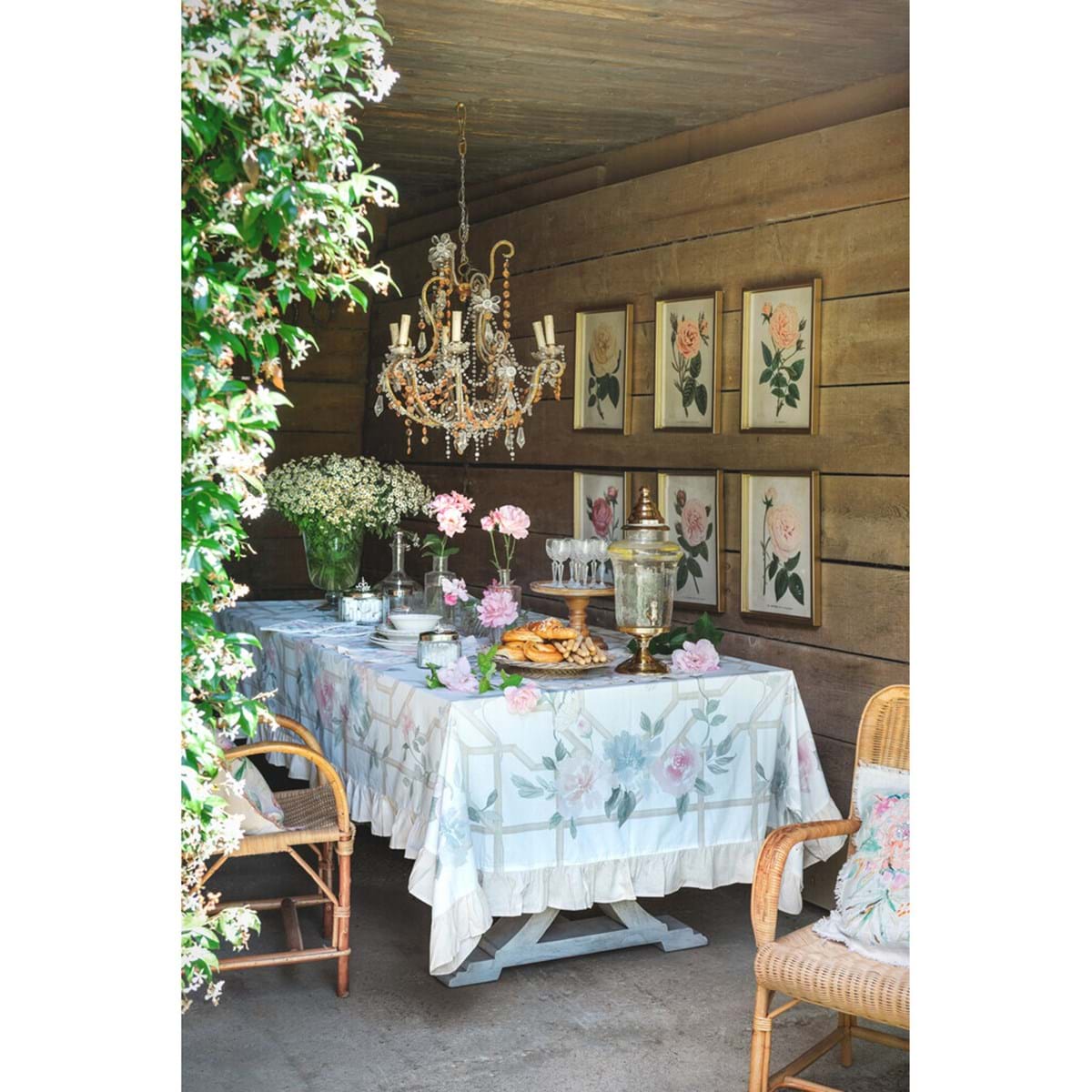 BLANC MARICLÒ Tovaglia Floral Twist