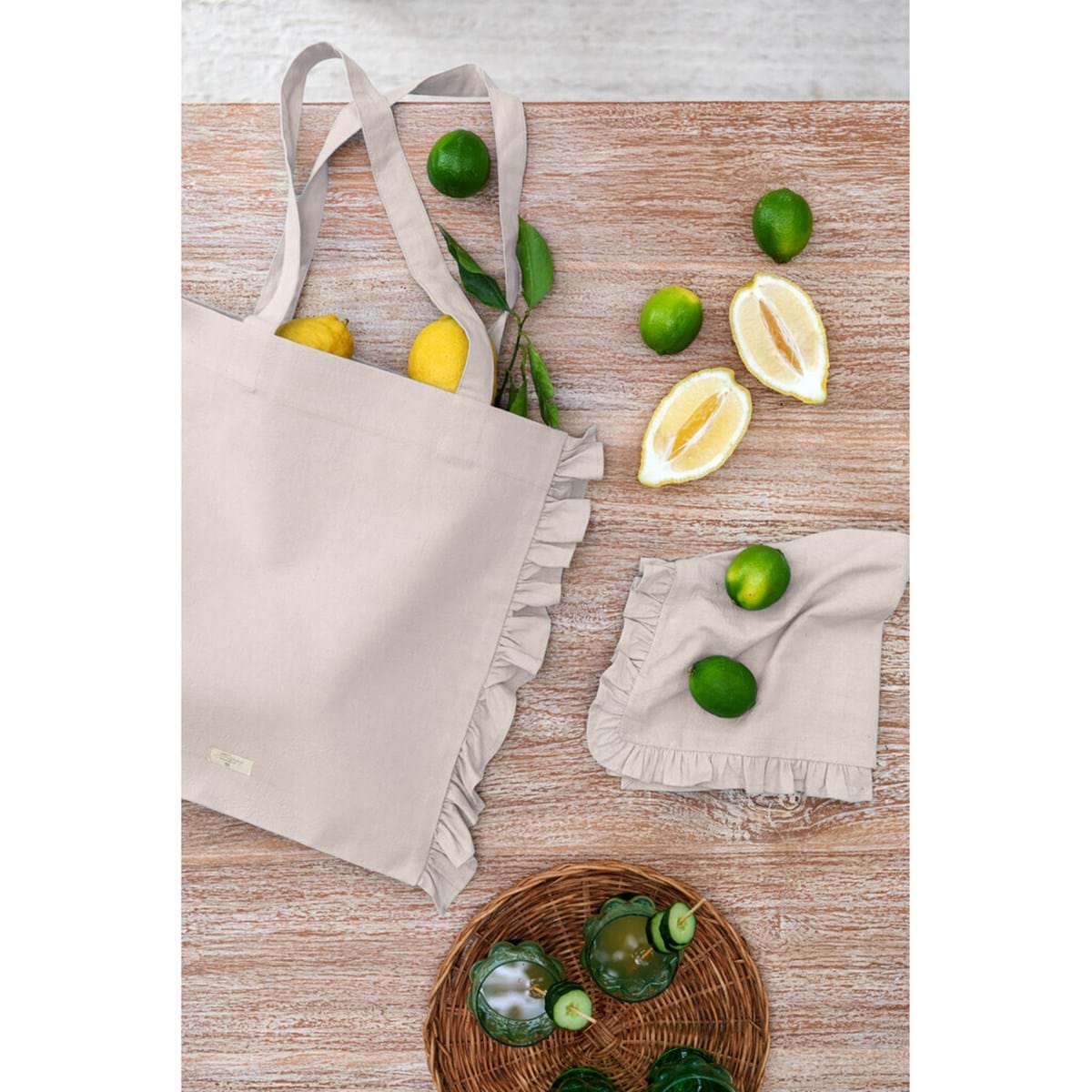 BLANC MARICLÒ Shopper Frill