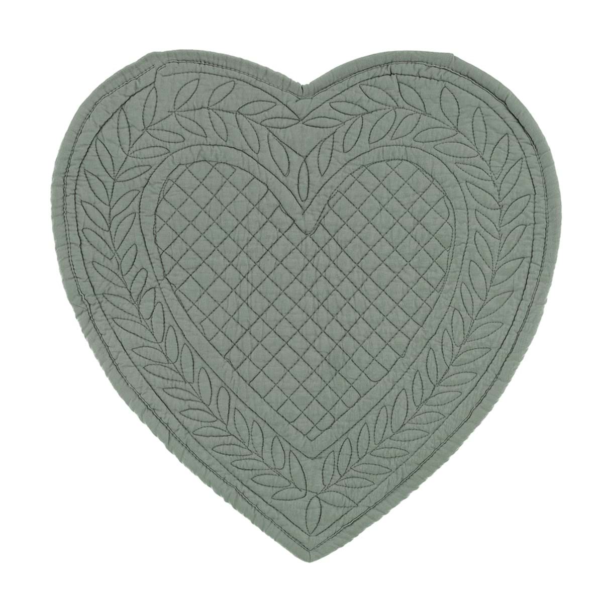 BLANC MARICLÒ - Tovaglietta cuore boutis Carmen