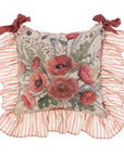 BLANC MARICLÒ - Copri Cuscino Coquelicot con gala