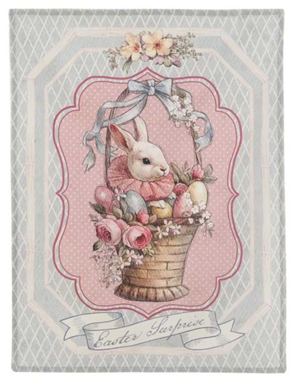 BLANC MARICLÒ - Canovacci assortiti di Pasqua Joyeuses Paques