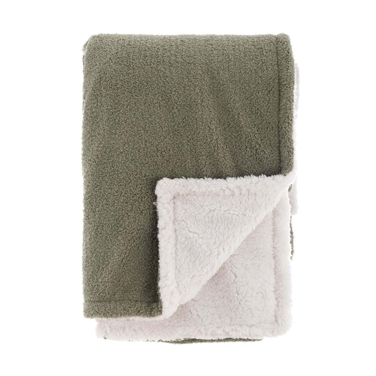 BLANC MARICLÒ- Plaid Sherpa 420GSM