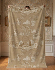 BLANC MARICLÒ- Plaid sherpa 440GSM Beige