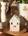 Isabelle Rose - Mini casetta in ceramica con LED 10cm