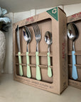 Neva Posateria - Romantica Verde polveroso set 24 pezzi