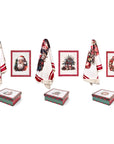 PLAID CHRISTMAS NUVOLE DI STOFFA ASSORTITO BABBO NATALE, PACCHI REGALO, GHIRLANDA