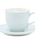 GreenGate - Set Tazza e Piattino Tè Pale Blue