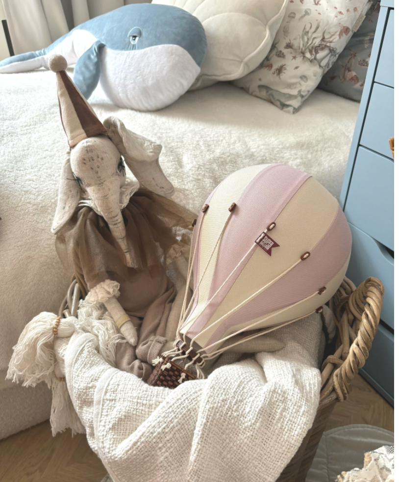 Super Balloon Mongolfiera S/M colore Beige/Lilac