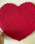 BLANC MARICLÒ Tovaglietta a Cuore Amore