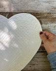 BLANC MARICLÒ Tovaglietta a Cuore Carmen