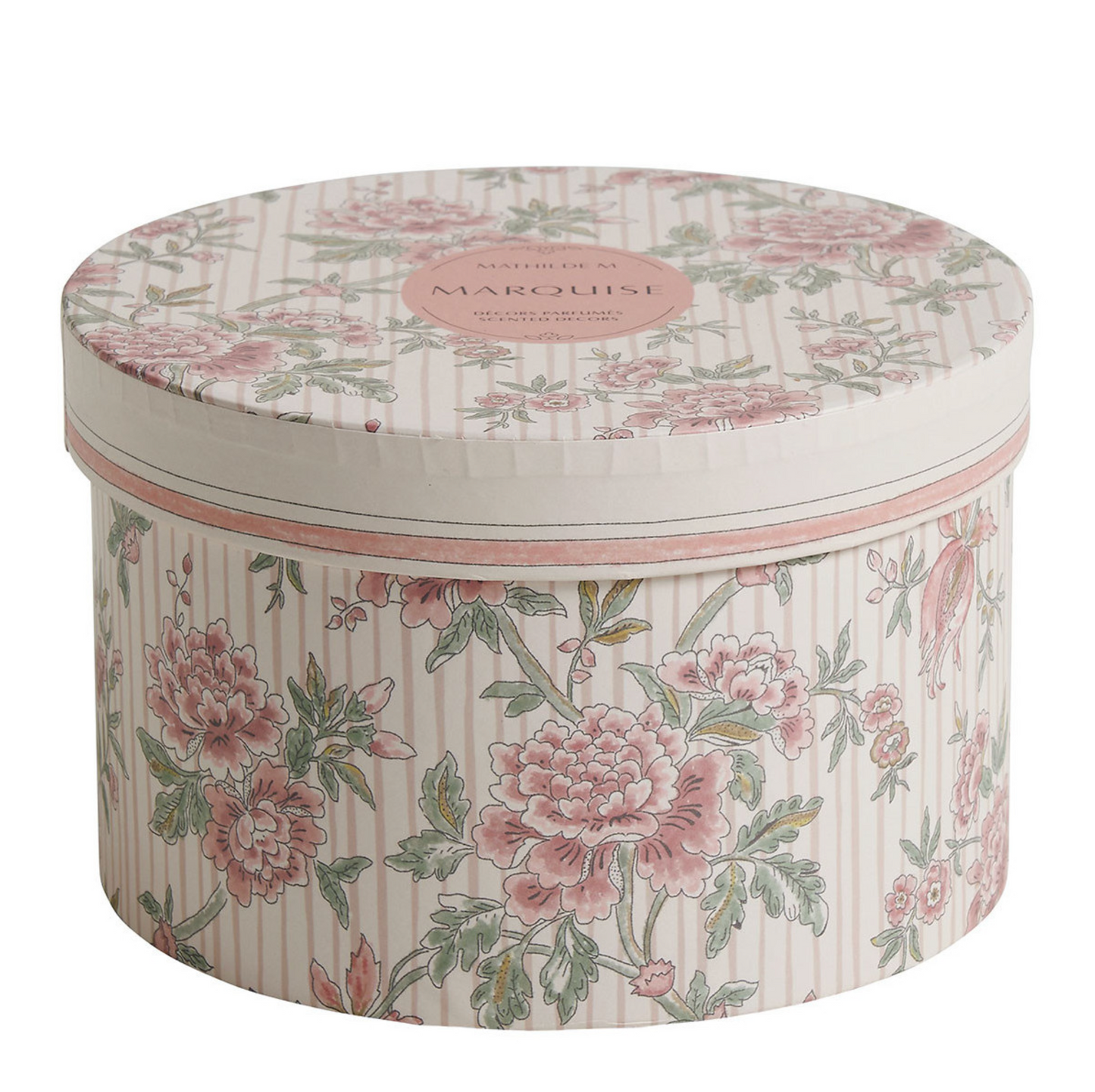 MATHILDE M. Cofanetto con 5 decori profumati in gesso