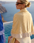 LOVELY SHABBY/BEACH- Telo mare Costa Azzurra Velour