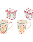 TAZZA OMINO DI PAN DI ZENZERO NUVOLE DI STOFFA, MUG DELICUS CHRISTMAS