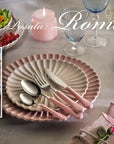 Neva Posateria - Romantica Rosa polveroso set 24 pezzi