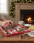 25 stampini di acciaio per questo calendario dell'avvento natalizio di nuvole di stoffa, serie vintage toy regalo di natale bellissimo