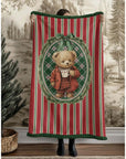 plaide sherpa orsetto natale