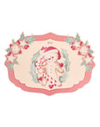 tovaglietta Vinile delicius christmas natale, nuvole di stoffa cucina arredo shabby, omino pan di zenzero