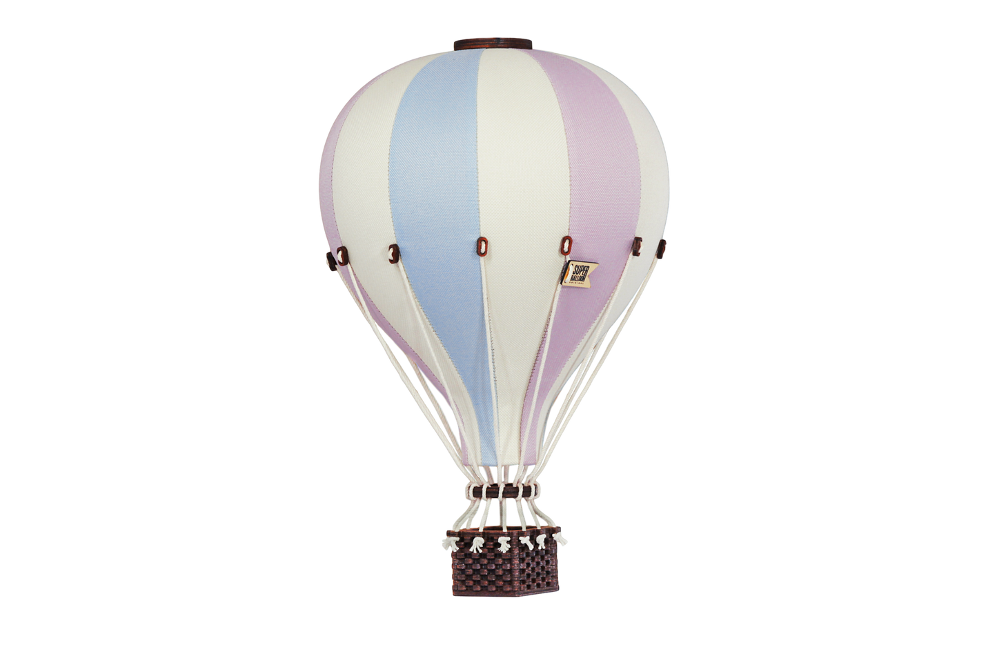 Super Balloon Mongolfiera S/M/L colore beige/mint grey/lilac