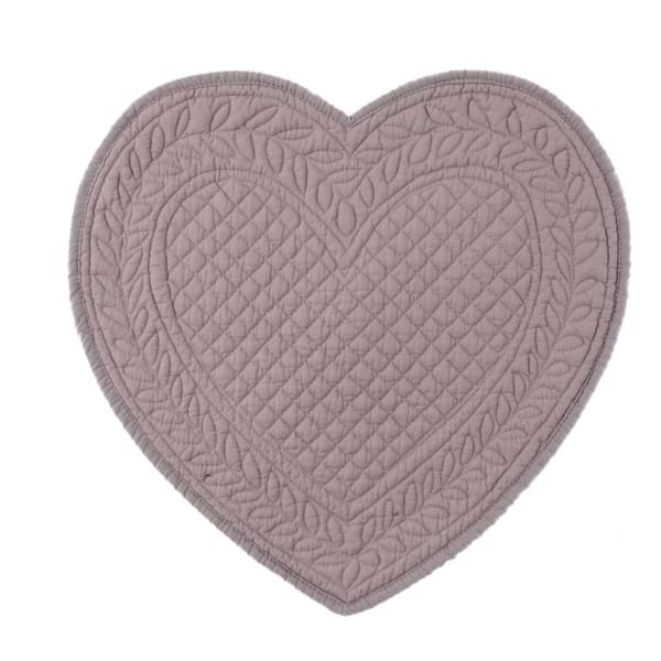 BLANC MARICLÒ - Tovaglietta cuore boutis Carmen