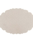 BLANC MARICLÒ Set americano ovale Lindsay Naturale