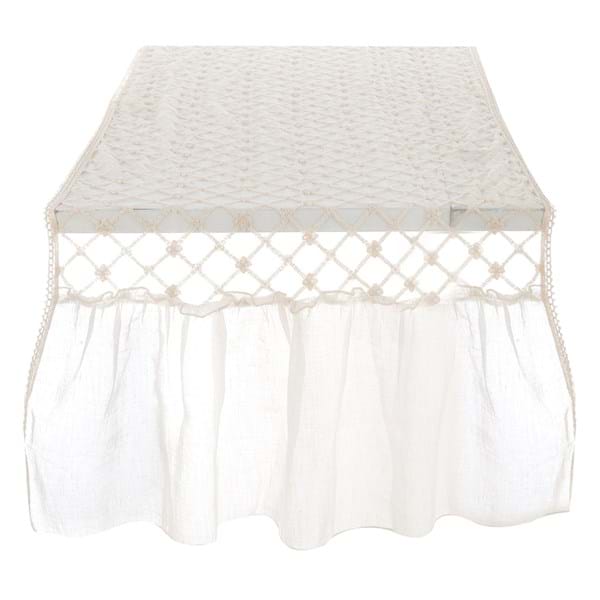 BLANC MARICLÒ Runner Dentelle