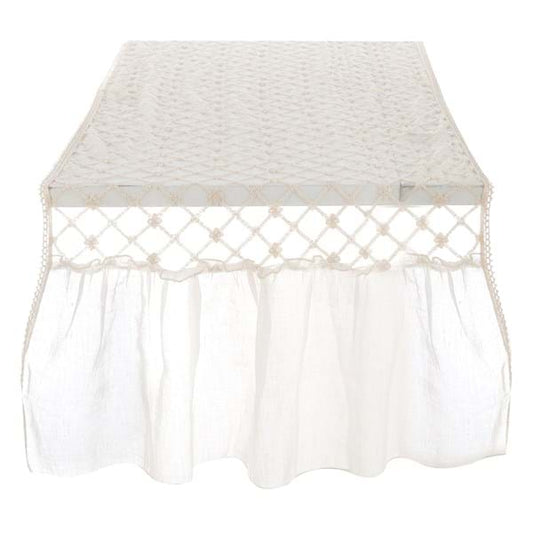 BLANC MARICLÒ Runner Dentelle