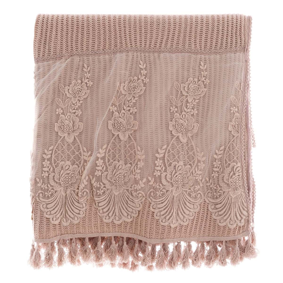 BLANC MARICLÒ Copritutto Dentelle Rosa
