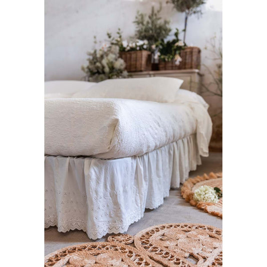BLANC MARICLÒ Vestiletto con Balza in sangallo