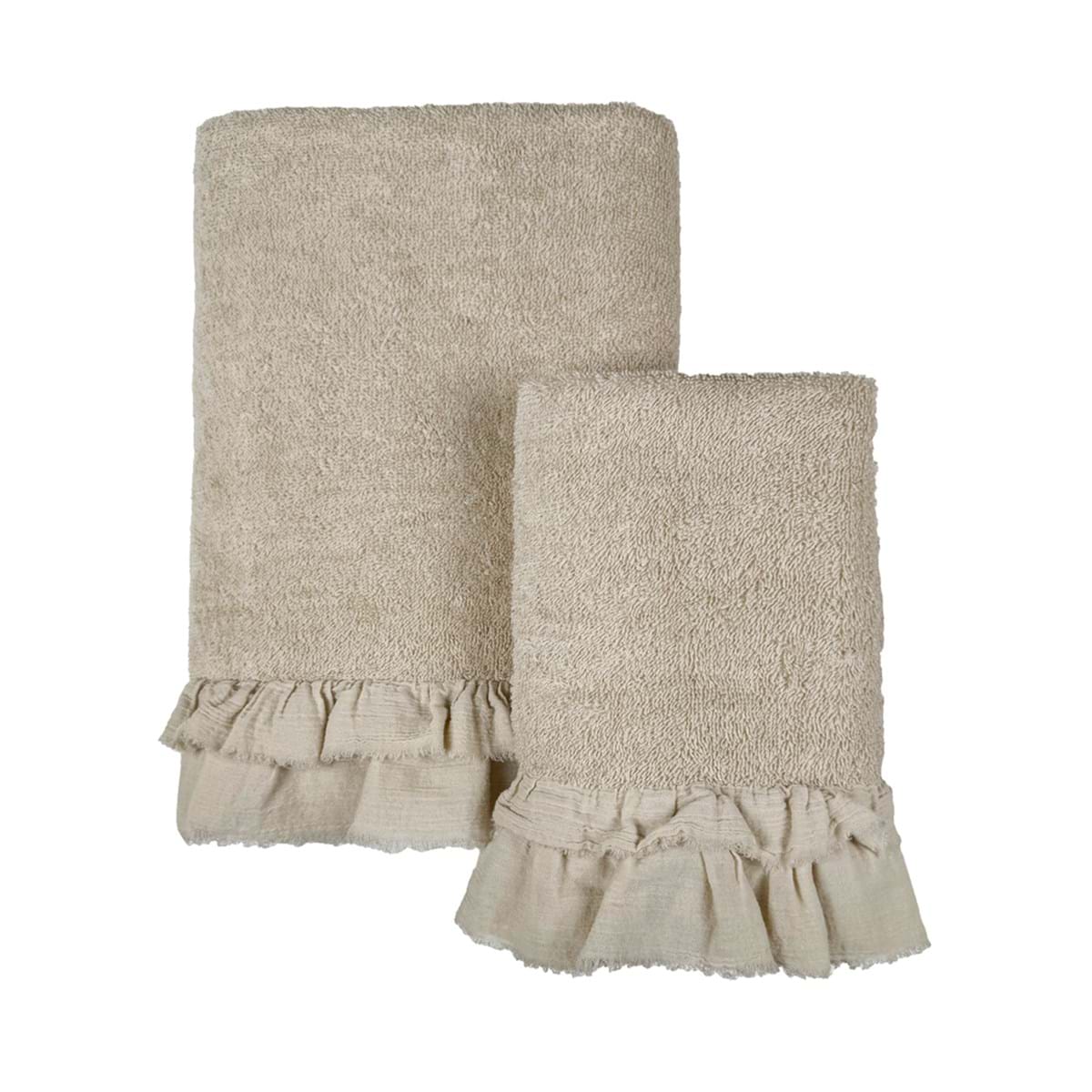BLANC MARICLÒ Coppia spugna Voile collection