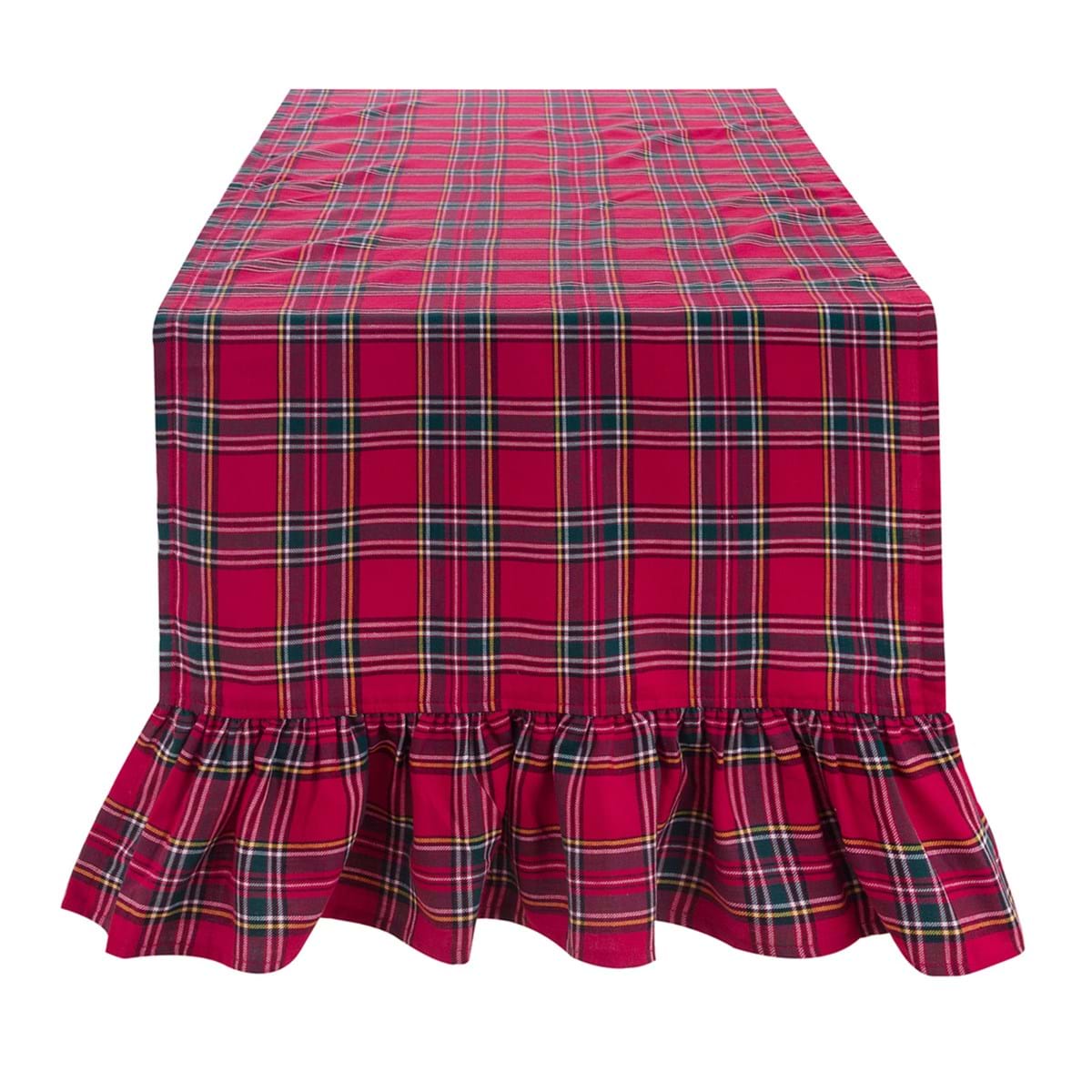 BLANC MARICLÒ - Runner con gala Magia Tartan