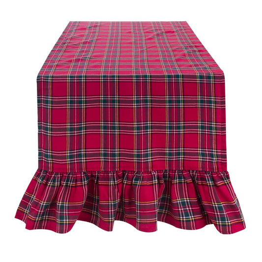 BLANC MARICLÒ - Runner con gala Magia Tartan