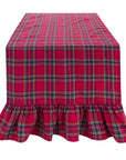 BLANC MARICLÒ - Runner con gala Magia Tartan