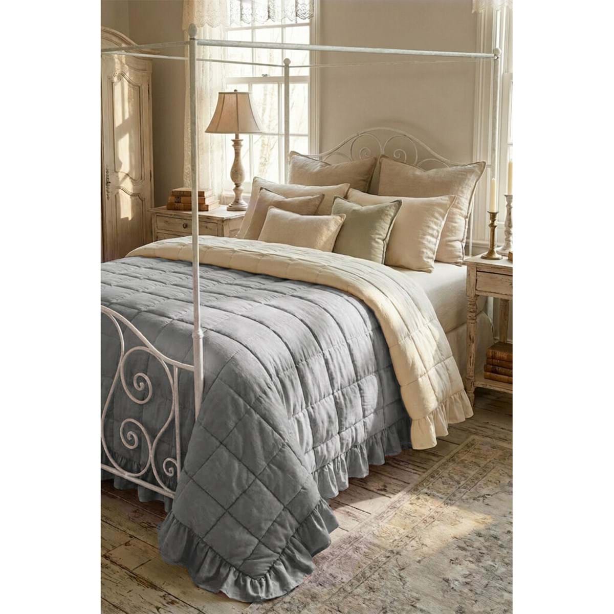 BLANC MARICLÒ - TRAPUNTA BICOLORE CON GALE 300GSM singola