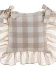 Copricuscino Bolgheri Blanc Mariclò, naturale, con gala shabby chic, romantico, country chic, a Manfredonia Foggia