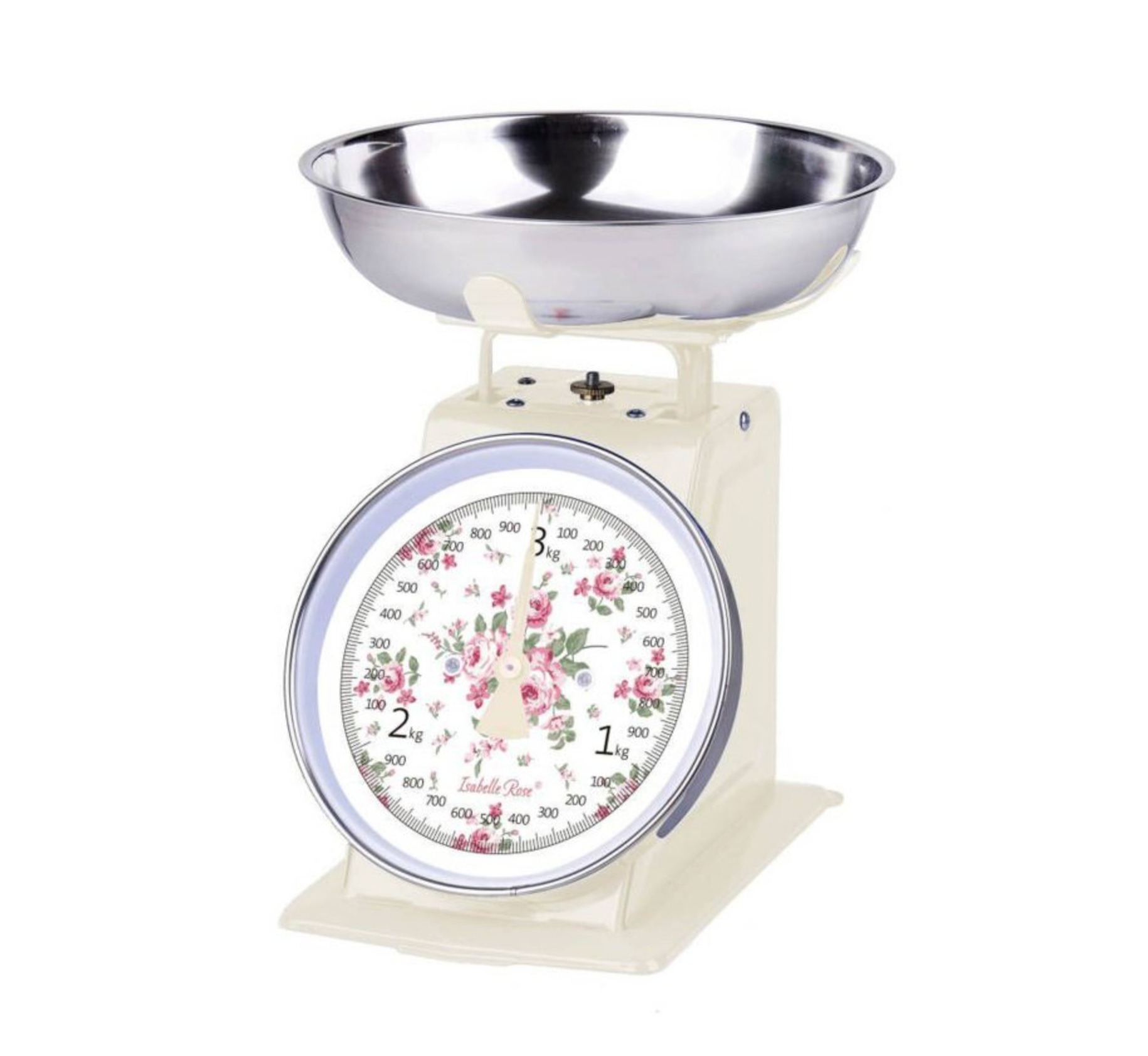 Bilancia cucina Isabelle Rose ella beige fiori, shabby chic