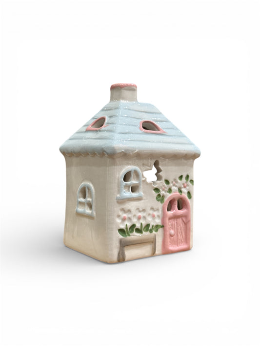 Isabelle Rose - Mini casetta in ceramica con LED 10cm