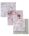Completo letto matrimoniale Blanc Mariclò puro cotone. Stile shabby chic con romantiche stampe floreali. Ideale per una camera da sogno! A Manfredonia