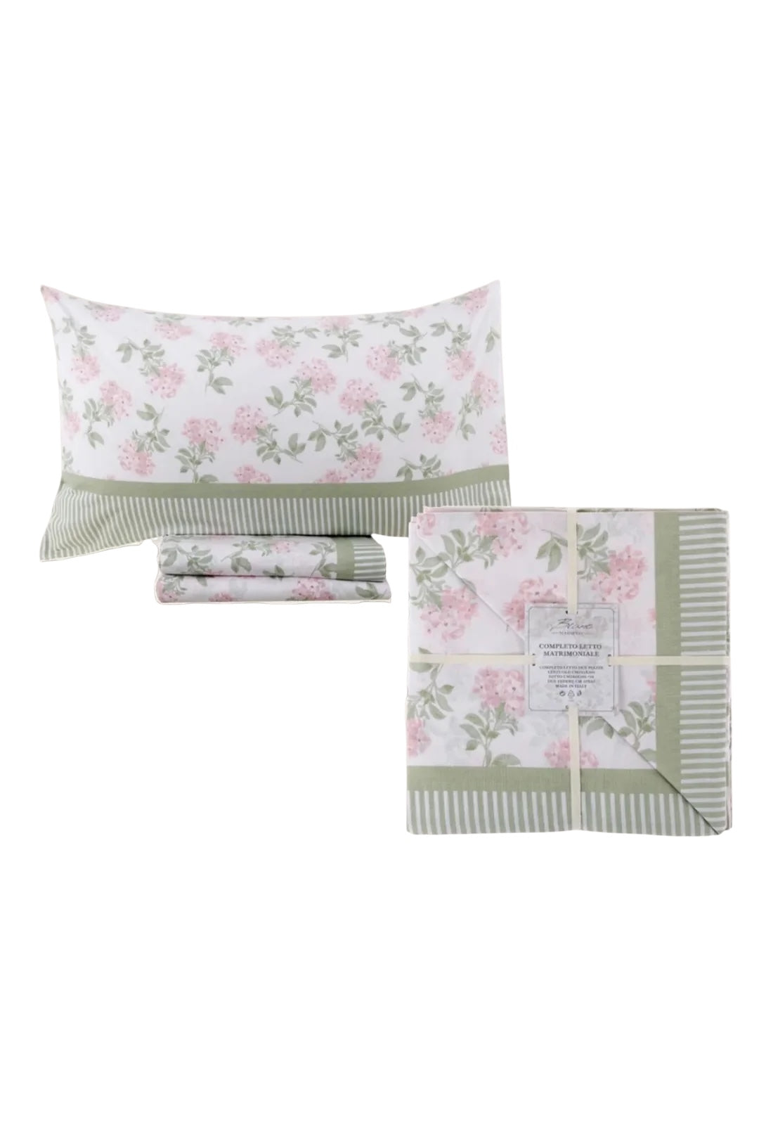 Completo letto matrimoniale Blanc Mariclò puro cotone. Stile shabby chic con romantiche stampe floreali. Ideale per una camera da sogno! A Manfredonia