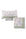 Completo letto matrimoniale Blanc Mariclò puro cotone. Stile shabby chic con romantiche stampe floreali. Ideale per una camera da sogno! A Manfredonia