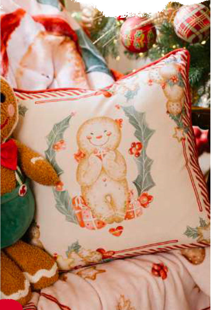 cuscino natale arredo nuvole dis toff a pan di zenzero 