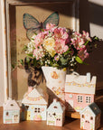 Isabelle Rose - Mini casetta in ceramica con LED 10cm