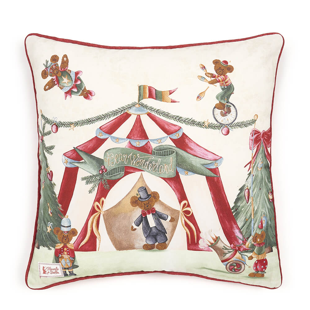 Nuvole di Stoffa - Cuscino Arredo Bear in Wonderland