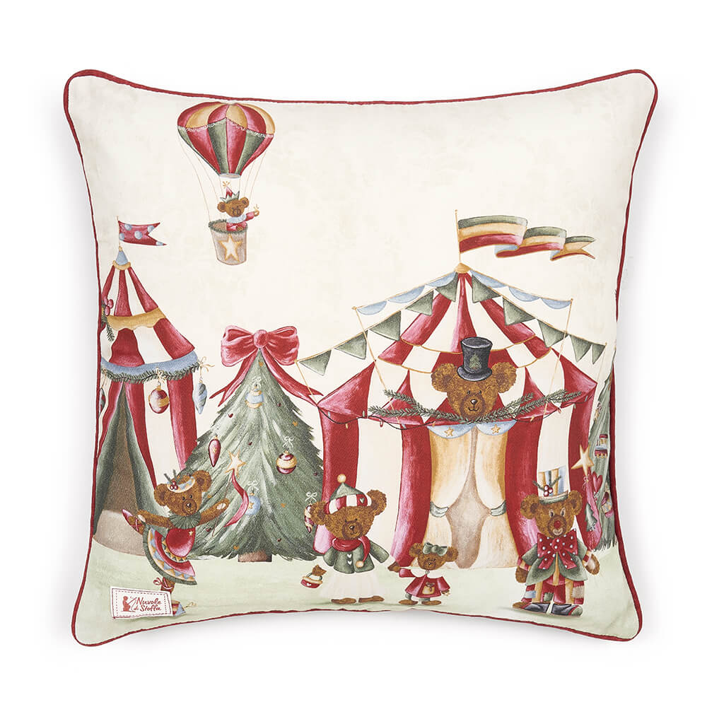 Nuvole di Stoffa - Cuscino Arredo Bear in Wonderland