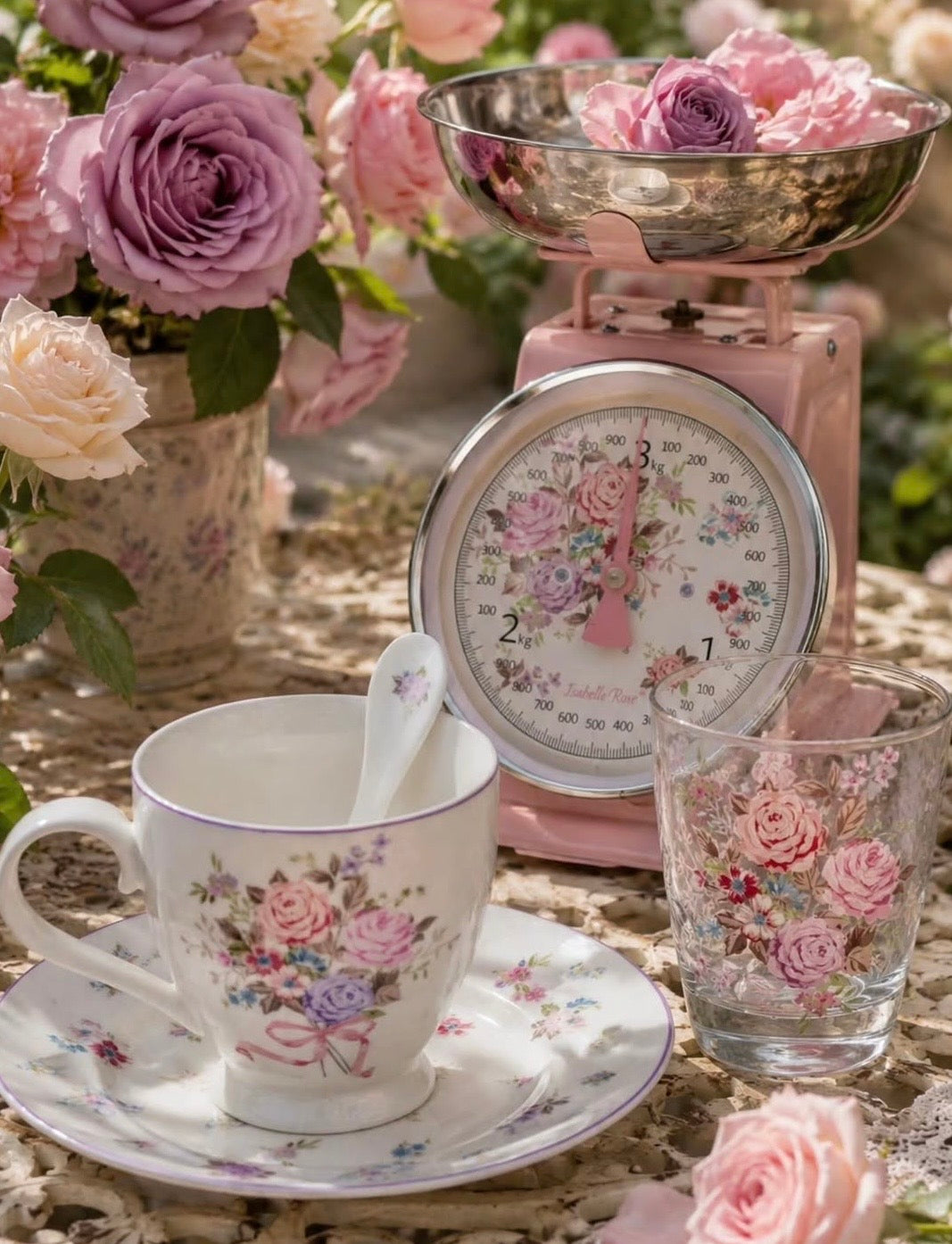 Isabelle Rose - Bilancia da cucina Retrò Flora