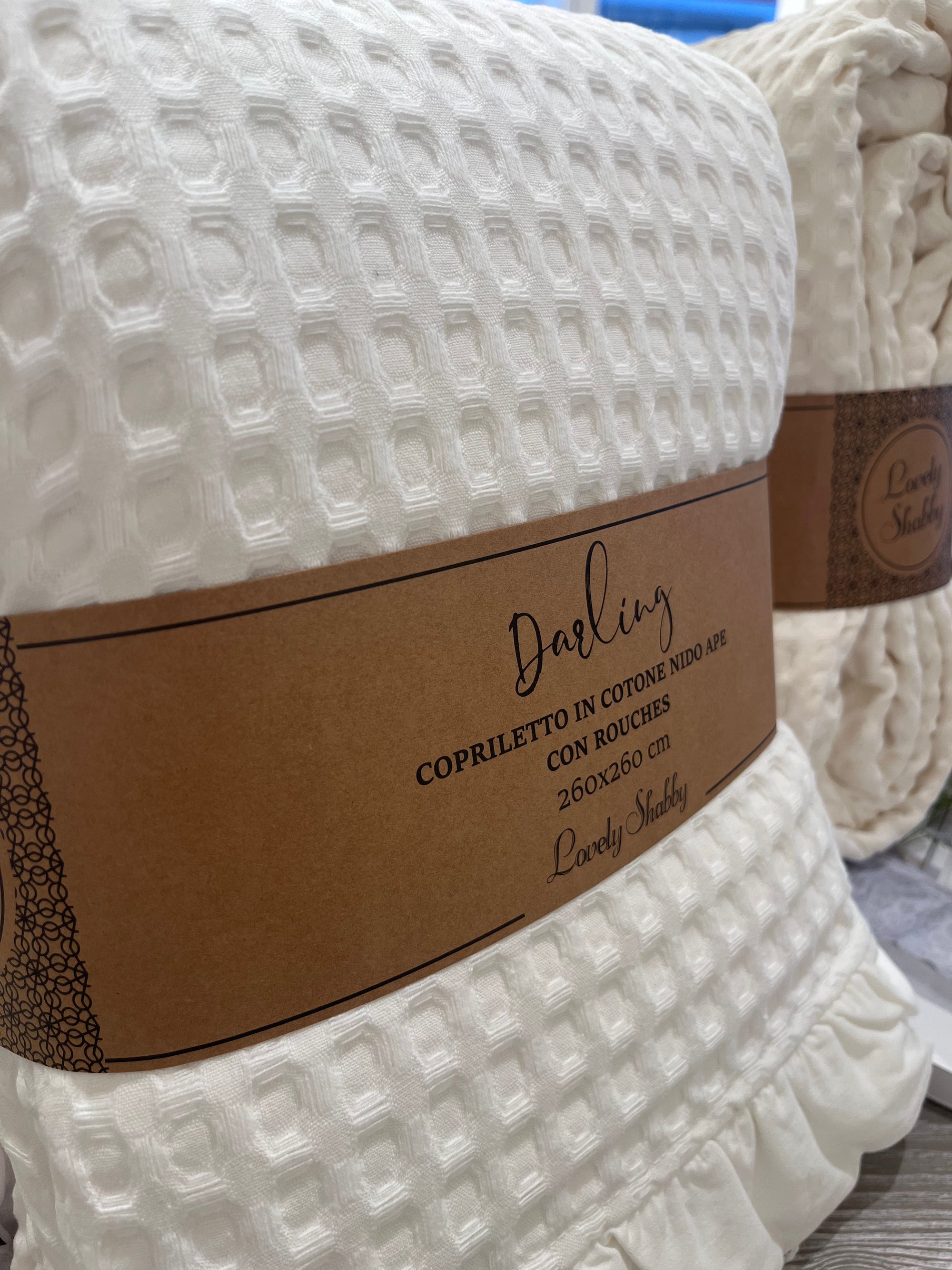 LOVELY SHABBY-Copriletto Matrimoniale Darling