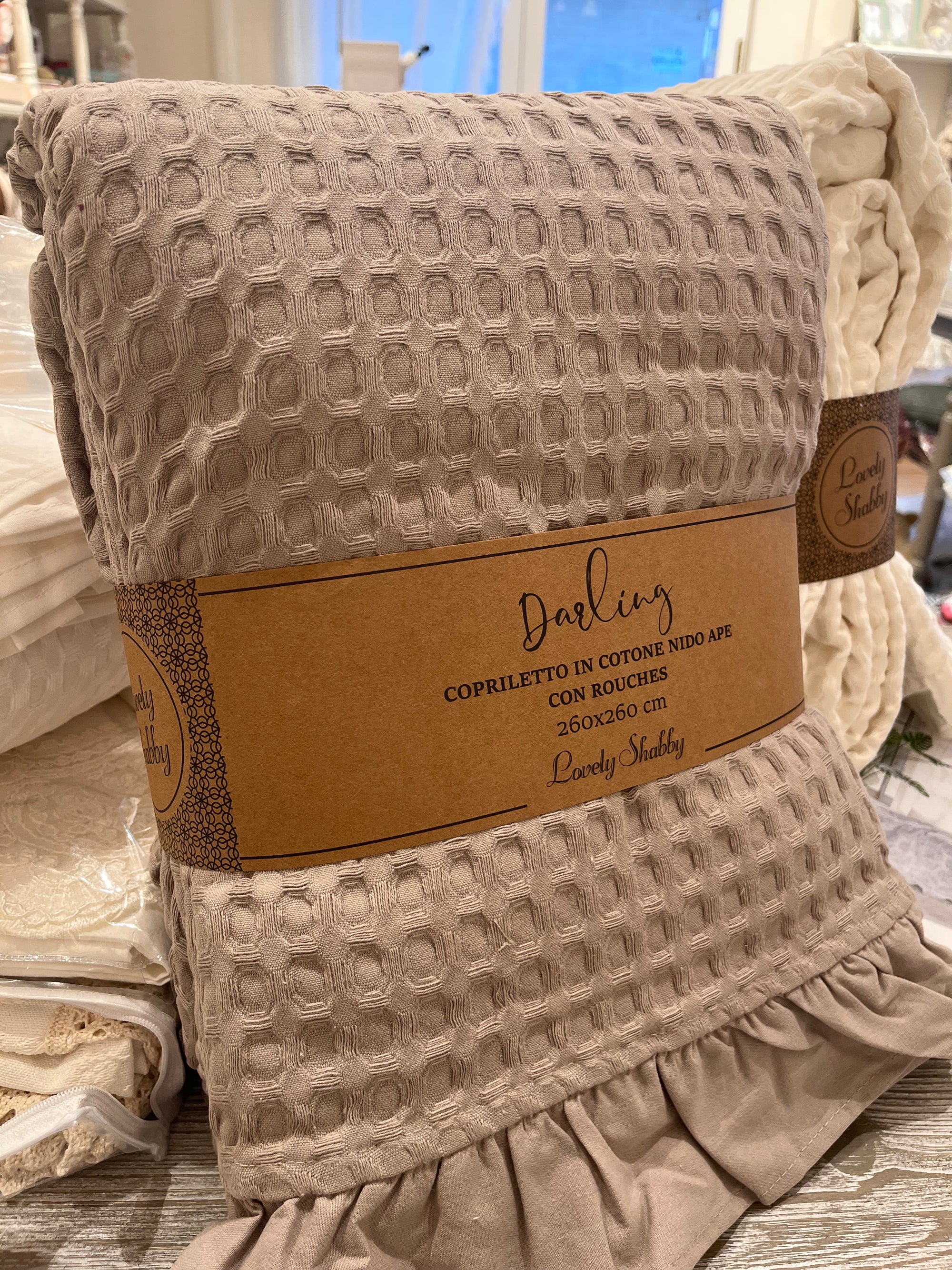 LOVELY SHABBY-Copriletto Matrimoniale Darling