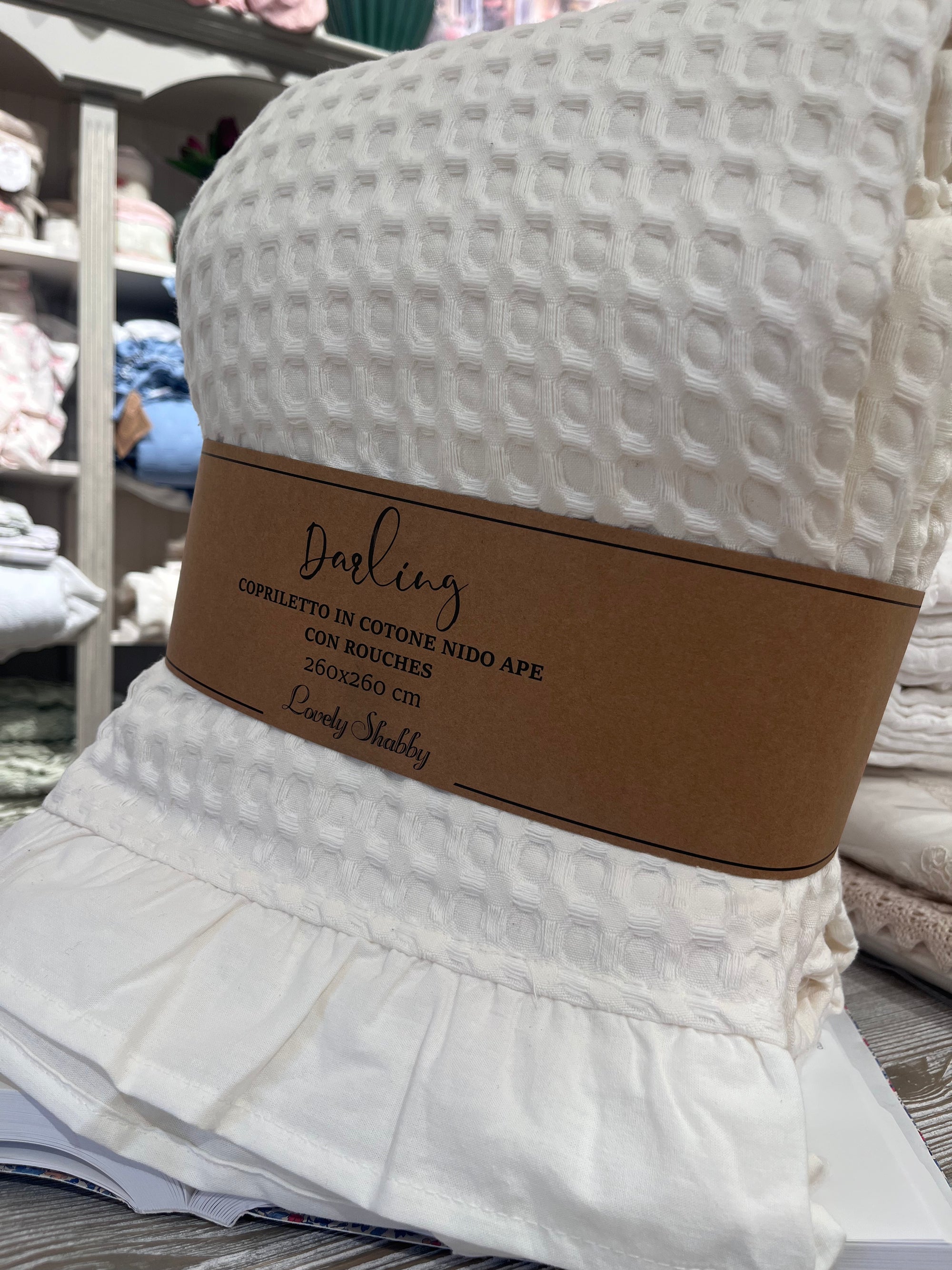 LOVELY SHABBY-Copriletto Matrimoniale Darling