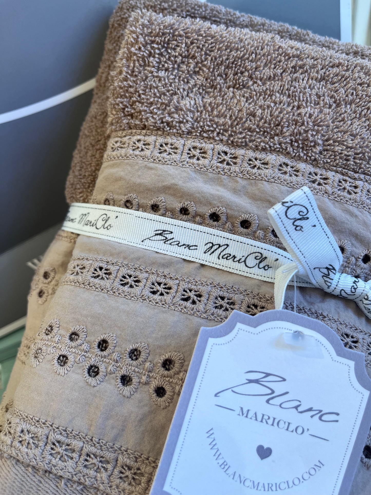 BLANC MARICLÒ Coppia spugna Sarah collection