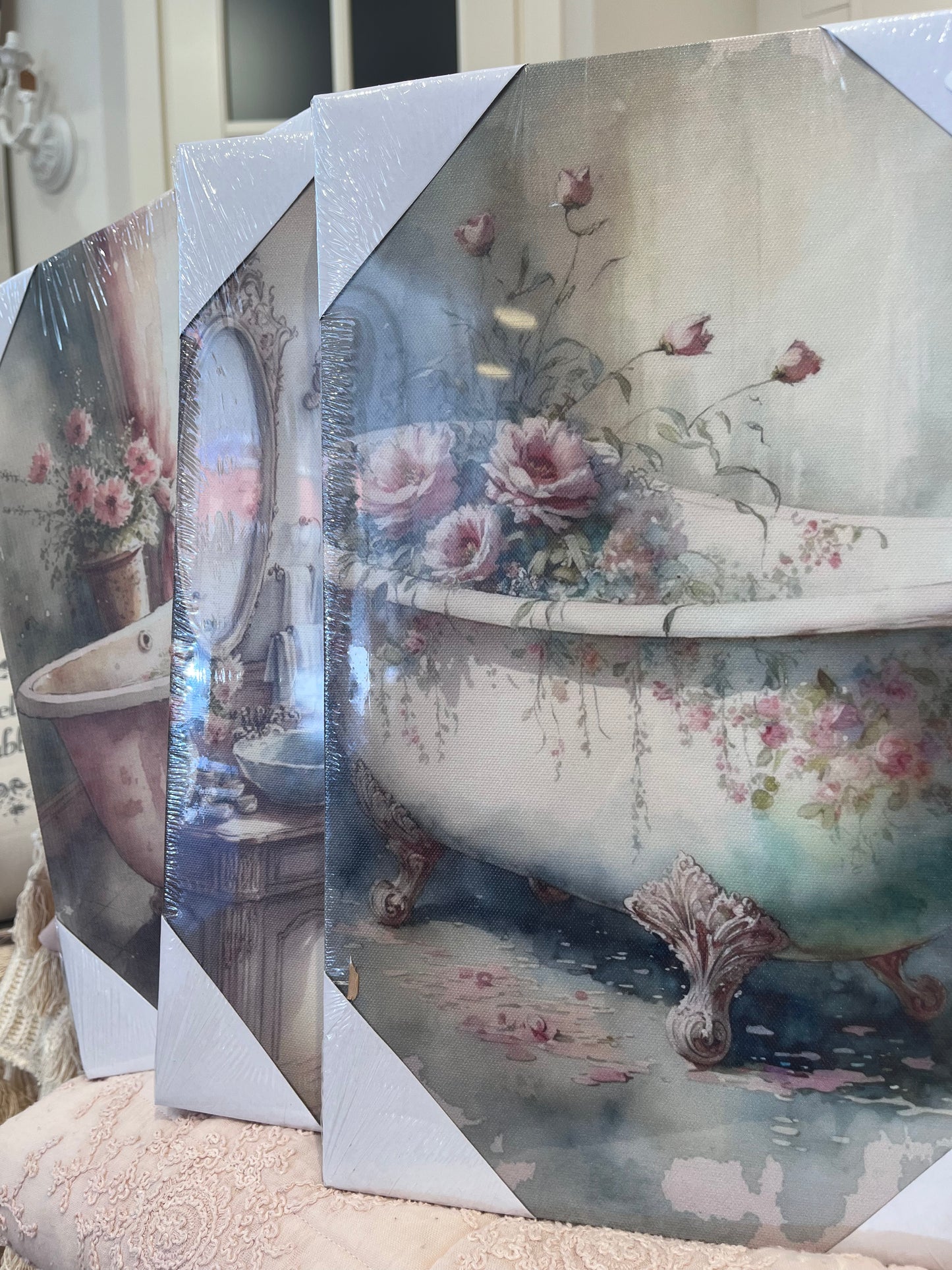 Nuvole di Stoffa - Quadro vasca da bagno